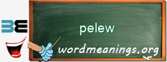 WordMeaning blackboard for pelew